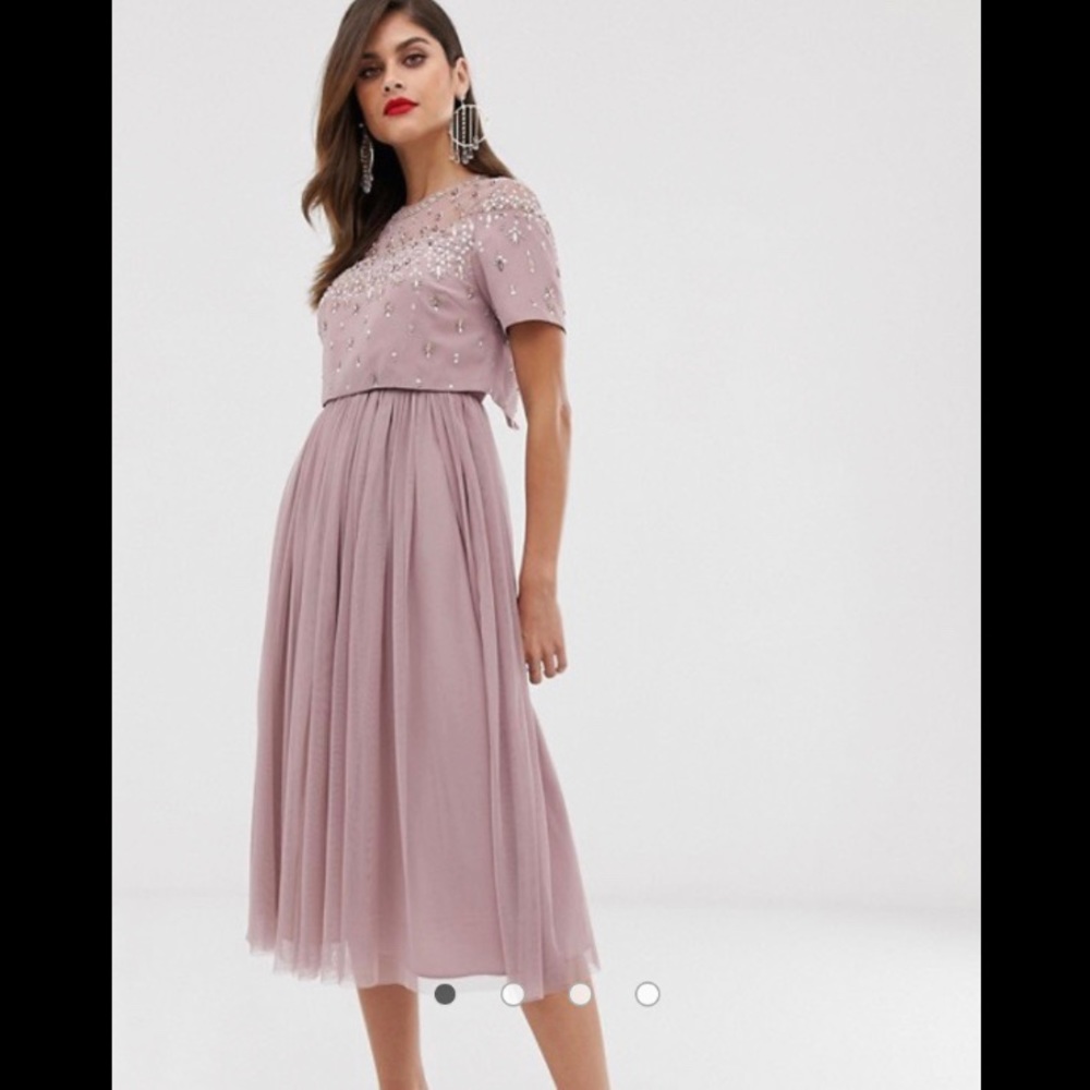 ASOS Embellished Midi Dress